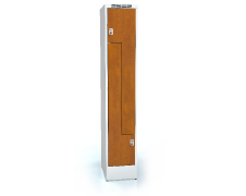 Cloakroom locker Z-shaped doors ALDERA 1920 x 350 x 500